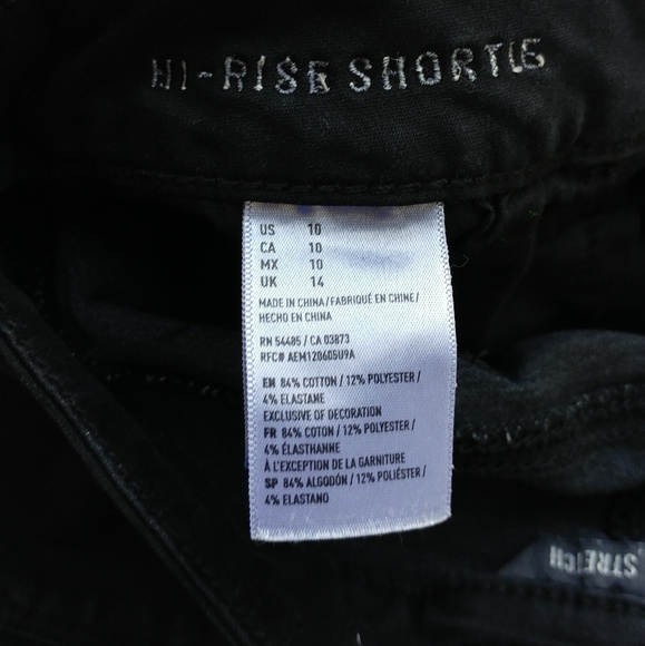 Black American Eagle Super Stretch Shorts - Picture 3 of 3